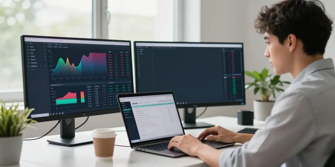 Piteas.trade cryptocurrency trading scene with real-time data analysis and market charts.