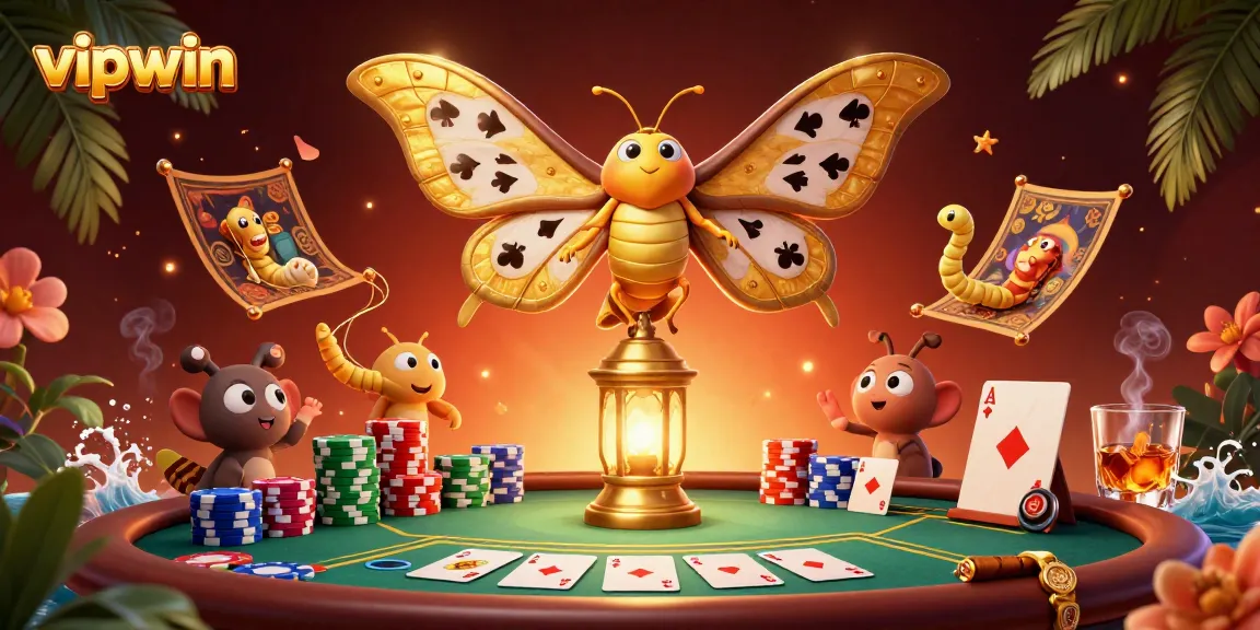 Engage with vipwin in a vibrant, high-stakes poker scene featuring stunning 3D elements.